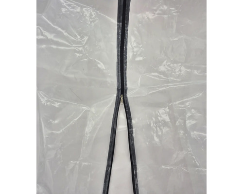 Transparent skyddshölje med dragkedja