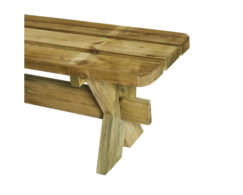 Träbänk för trädgården