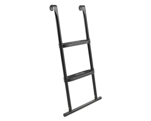 Trampolinstege med två steg och krokar för fastsättning