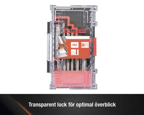 Gängtapp set i transparent låda