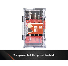 Pattfield träfräs set i transparent fodral