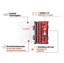 Bitsats med magnetisk bitshållare och förvaringslåda