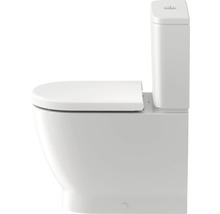 Golvstående toalett med cistern och toalettstol