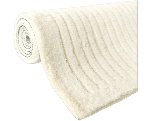 Rullad gångmatta med ribbad struktur