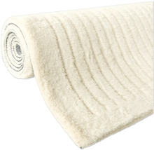 Rullad matta med randigt mönster