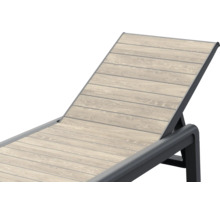 Trädgårdssolstol med träutseende