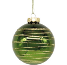 Julgranskula med horisontella ränder