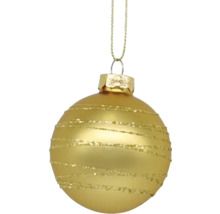 Gyllene julkula med upphängare