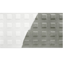 Textil med präglad kvadratisk design