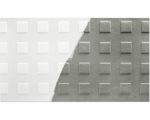 Textil med präglad kvadratisk design