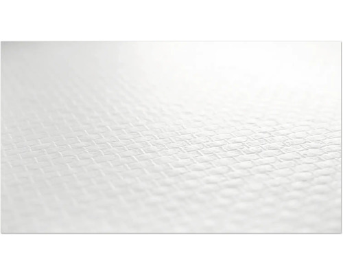 Närbild av en vit glasfiberväv med fyrkantig struktur