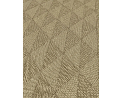 Närbild av en strukturtapet med ett geometriskt triangelmönster