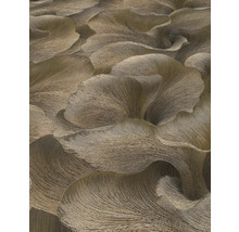 Närbild av en tapet med vågig design