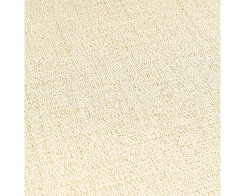 Närbild av en ljus textil tapet med en fin struktur.