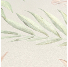 Detaljbild av en tapet med växtmotiv