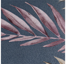 Närbild av en tapet med växtmönster