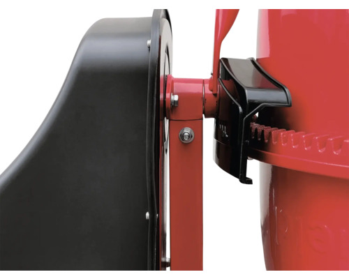 Detaljvy av en betongblandare