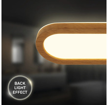 Trälampa med bakgrundsbelysning