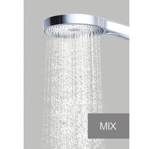 Duschhuvud med vattenstråle i mixläge