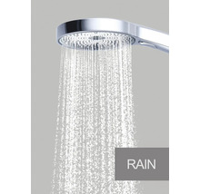 Regnduschhuvud med vattenstråle