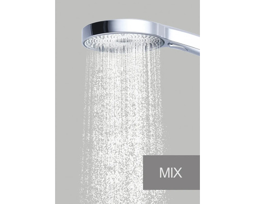 Duschhuvud med vattenstråle