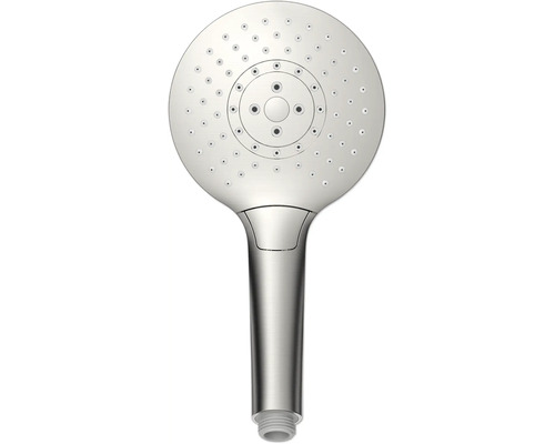 Handdusch med cirkulärt huvud och flera munstycken