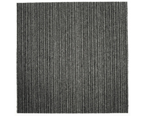 Grå randig mattplatta