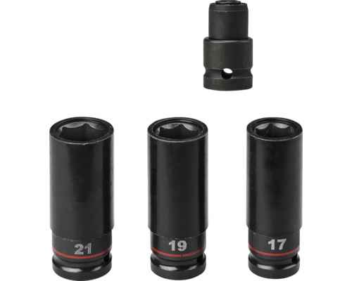 Hylsnyckelsats med adapter