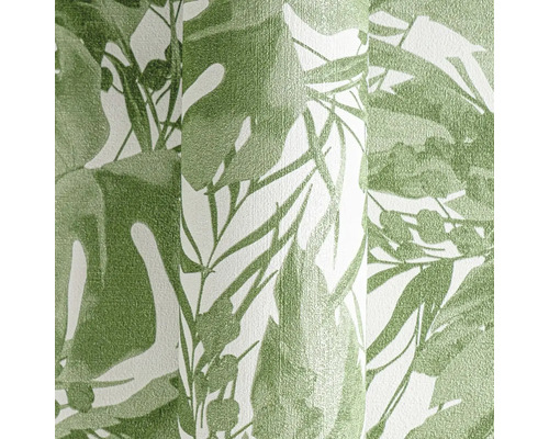 Tapetrulle med grönt bladmönster