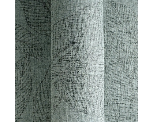 Närbild av en strukturerad tapet med bladmönster