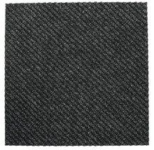 Svart mattplatta med ribbad struktur