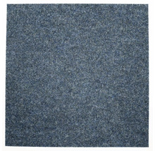 Blåfärgad mattplatta