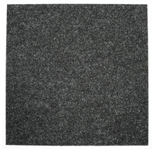 Fyrkantig, grå mattplatta