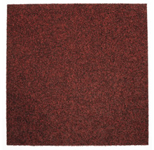 Fyrkantig röd mattplatta