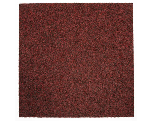 Fyrkantig röd mattplatta