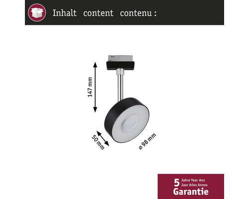 Mått på en svart och vit taklampa