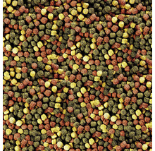 Fiskfoderpellets i olika former