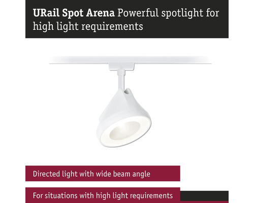 URail Spot Arena lampa på skena