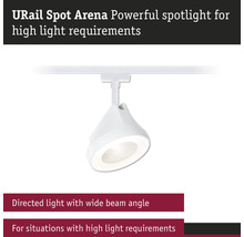 URail Spot Arena spotlight för höga ljuskrav