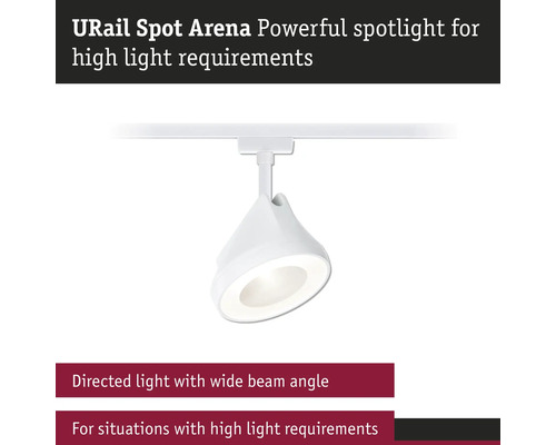 URail Spot Arena spotlight för höga ljuskrav