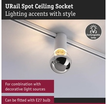 URail spotlight taklampa med utbytbar lampa