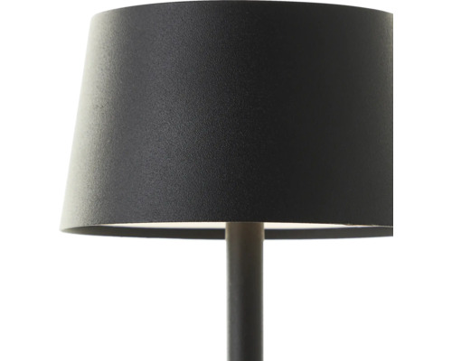 Bordslampa med svart skärm