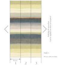 Tapetmönster med horisontella ränder