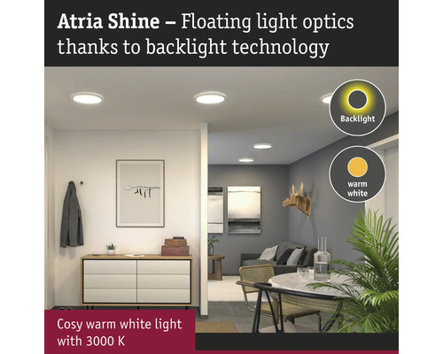 Belysta rum med Atria Shine taklampor