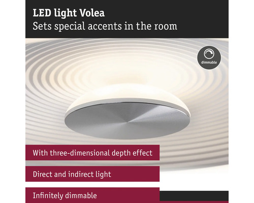 LED-taklampa med dimmerfunktion