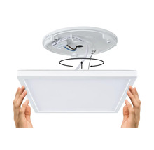 Montering av en kvadratisk taklampa