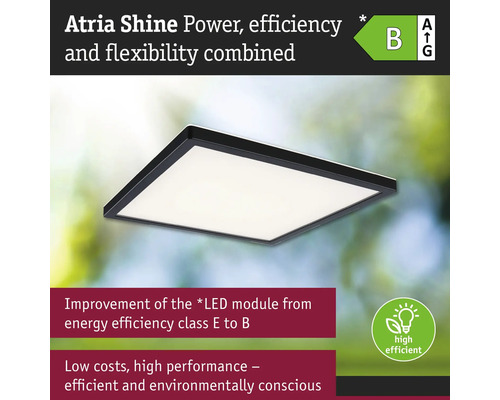 Atria Shine LED taklampa med energieffektivitetsklass B