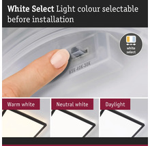 Lampa med valbar ljusfärg före installation