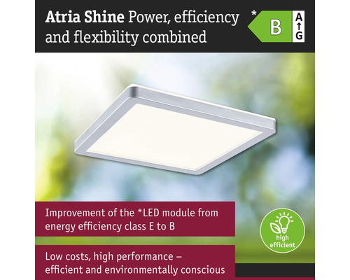 Atria Shine LED taklampa med energieffektivitetsklass B