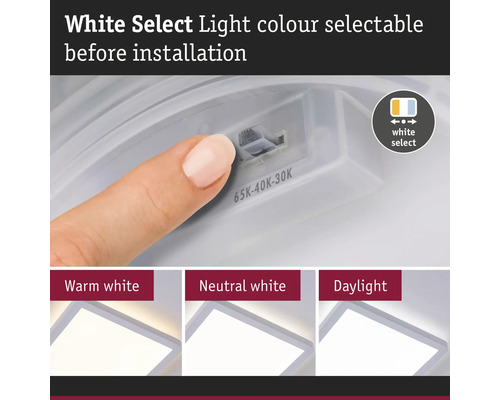 White Select Ljusfärg valbar före installation